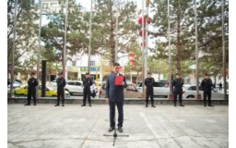 慶賀祖國70華誕，野馬集團舉行升旗儀式！