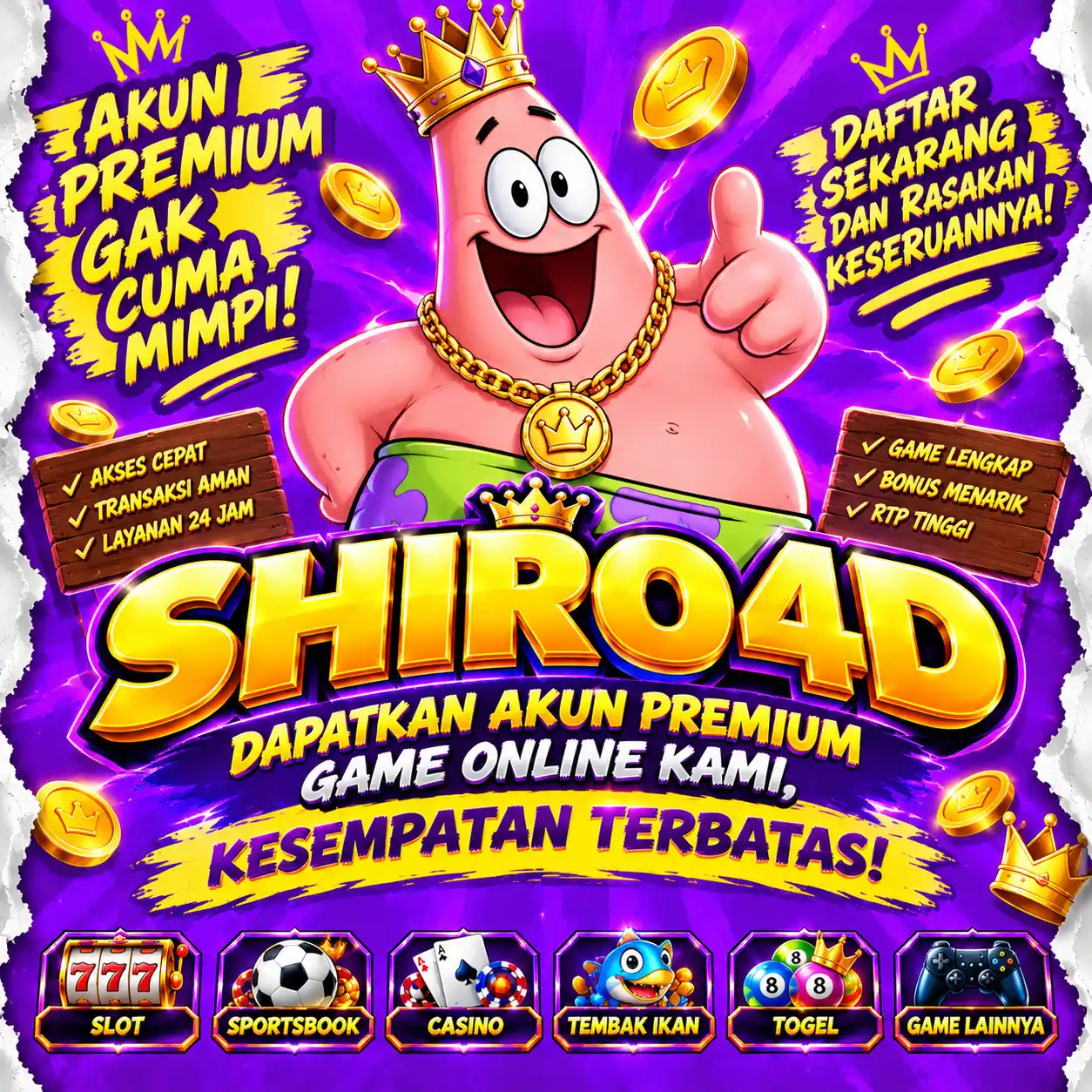 SHIRO4D: Dapatkan Akun Premium Game Online Kami, Kesempatan Terbatas!